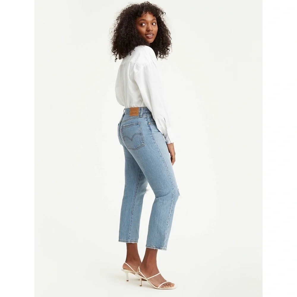 LEVI’S Wedgie Straight Jeans Authentically Yours - Picture 3 of 13